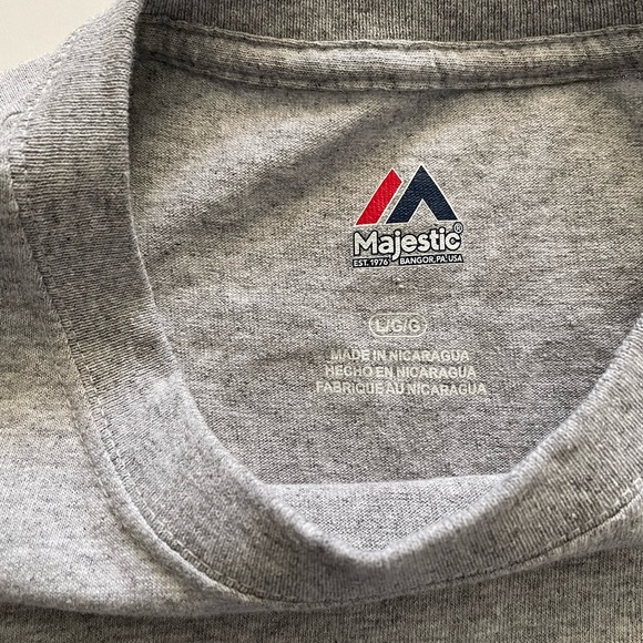 Majestic Chicago Cubs Grey #17 Bryant Graphic Unisex T-shirt Sz L - Picture 8 of 10